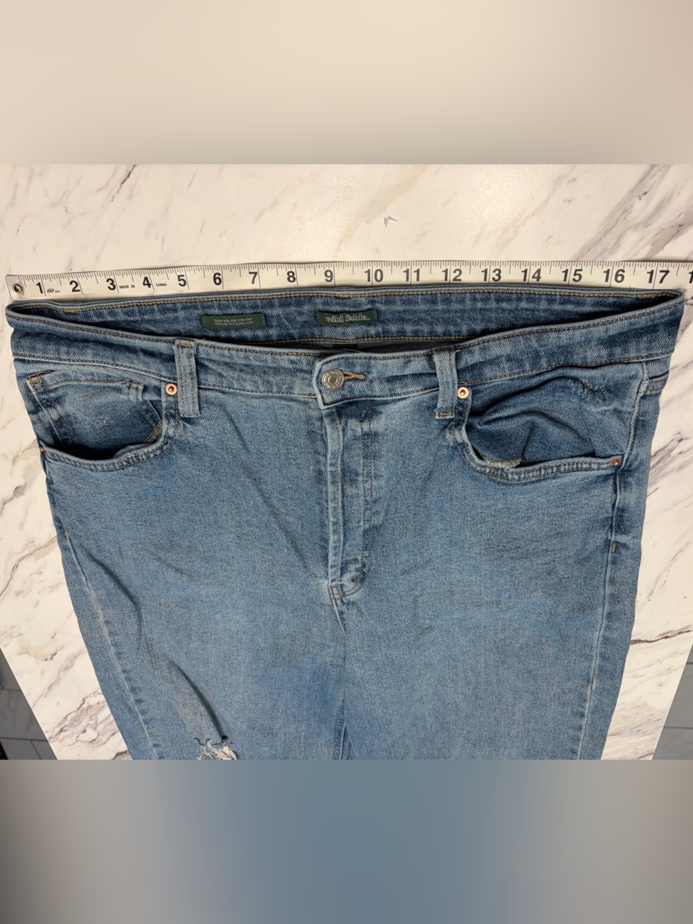 Wild Fable Super High-Rise Straight Jeans Women's US Size 14 - Picture 11 of 11